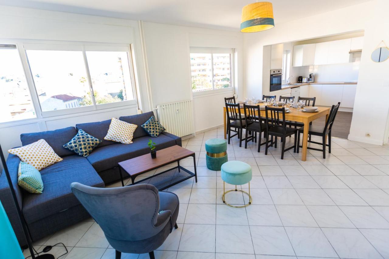 Superbe 100M2 - 2 Balcons - Proche Gare - Climatise Appartement Marseilles Buitenkant foto