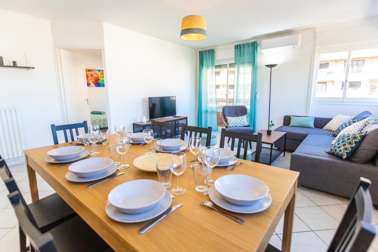 Superbe 100M2 - 2 Balcons - Proche Gare - Climatise Appartement Marseilles Buitenkant foto