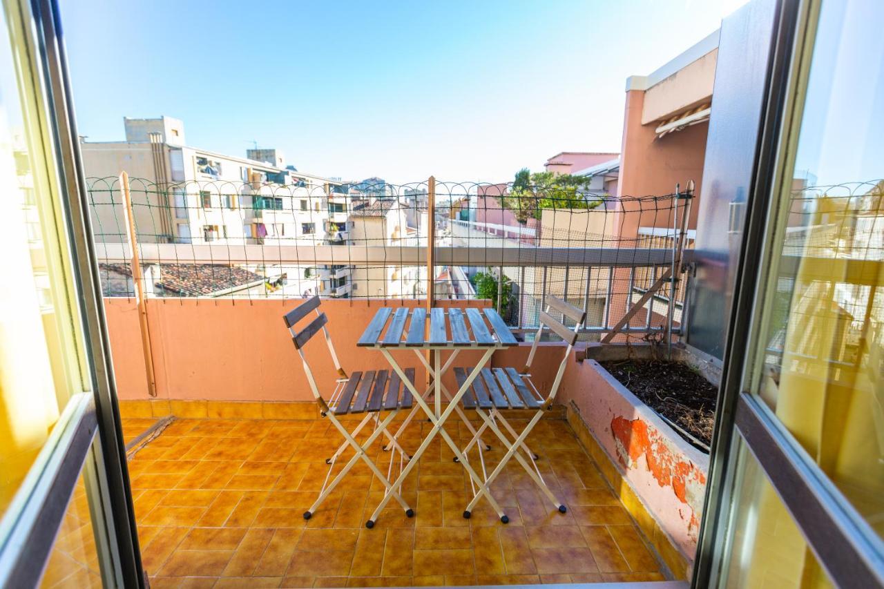 Superbe 100M2 - 2 Balcons - Proche Gare - Climatise Appartement Marseilles Buitenkant foto
